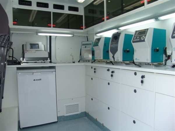 Mobile laboratory Vehicle